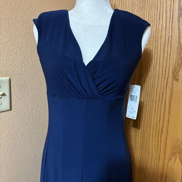 Lauren Ralph Lauren Dress Ladies Sz. 4 NWT Deep Sapphire - Picture 5 of 7